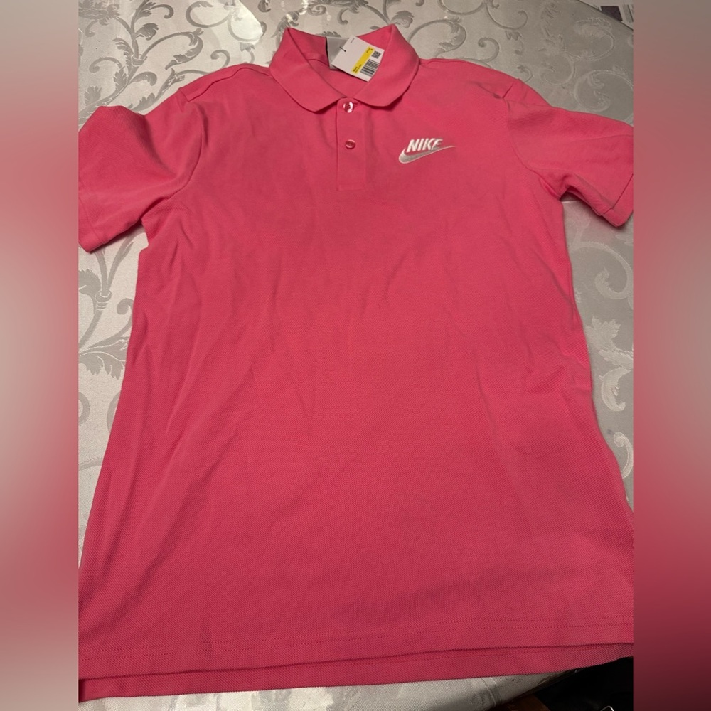 Nike Men’s Small Golf Polo shirt Pink